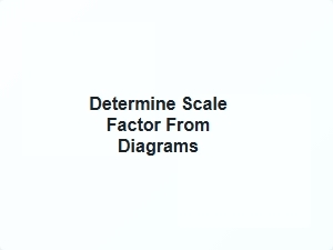 Determine Scale Factor From Diagrams